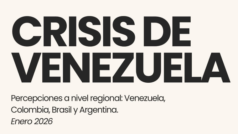 Portada del estudio Crisis en Venezuela