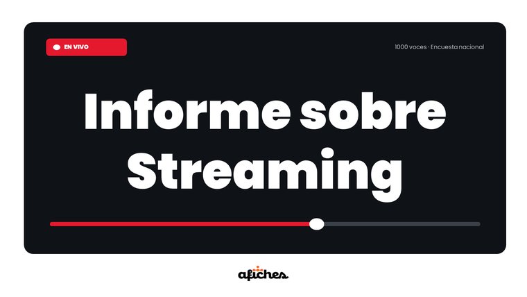 Portada del estudio Informe sobre Streaming